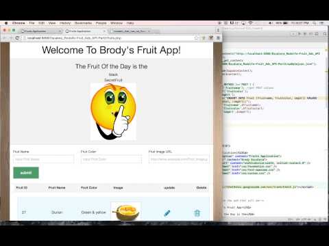 Fruits App API