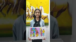 #viral memory drawing for intermediate and #elementary drawing exam2024#manisha sudhir art studio