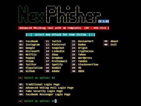 How to install Nexphisher in Parrot security os