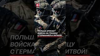 Польша бросает войска на границу с Германией и Литвой! #польша #германия #мигранты #политика