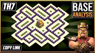 NEW BEST TH7 HYBRID/TROPHY[defense] Base 2024!! Town Hall 7 Hybrid Base Design – Clash of Clans