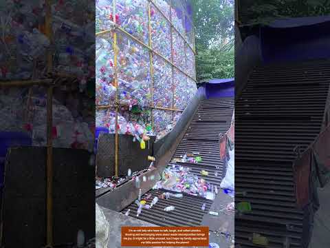 Collect plastics, waste decomposition brings me joy.