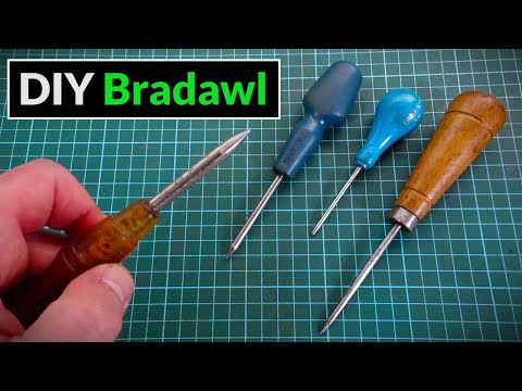 How to Make a Bradawl from an Old Screwdriver!