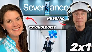 PSYCHOLOGIST and Her Husband REACT to Severance Season 2 Episode 1
