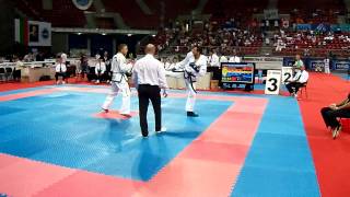 Ben Evans ITF New Zealand Vs Spain -85KG ITF World Champs Bulgaria 2013 Part 1