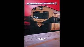Average EMU 🗿 #indianrailways #emu #memu #shorts