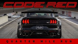 Shelby GT500 CODE RED Quarter Mile Run - 8.59s at 161 MPH! 😲🔥