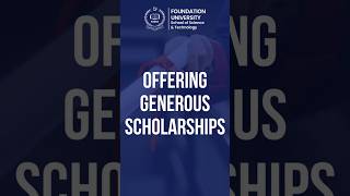 Offering Generous Scholarships. turn your ambition into achievement?Apply now: fui.edu.pk/admissions