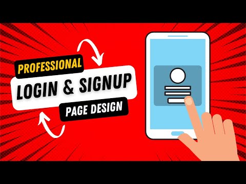 Professional Login and signup page deign || #LoginpageDesign #SignupPageDesign #mdAshraf #Elementor