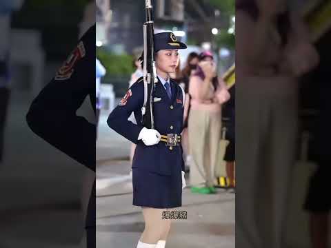 台灣儀隊表演｜台灣女生