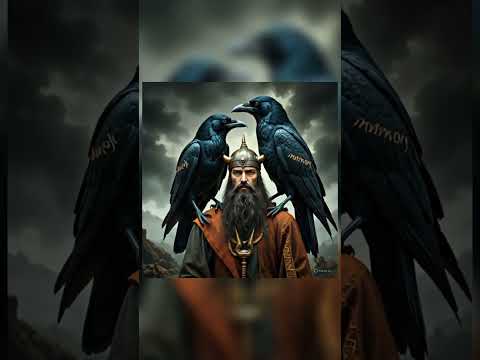 a pair of ravens who serve the god Odin. #vikingschant #thorodinson #thevikings #vegvisir #vikings