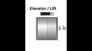 English vocabulary #escalator #elevator #english #englishtips #pronunciation #englishteacher