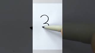 DRAW A RABBIT WITH THE NUMBER 3 #drawing #pencildrawing #drawing #art #art #pencildrawings #drawings