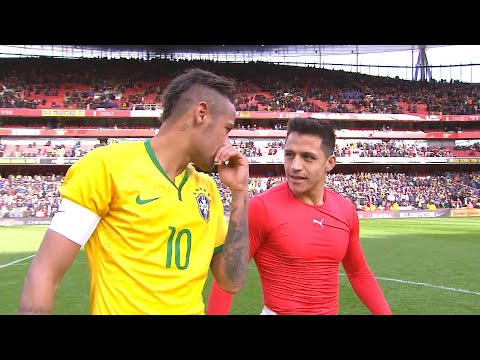 Neymar vs Chile (Friendly) 2014-15