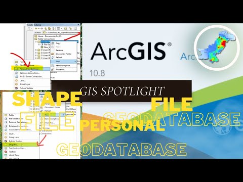 Create a File Geodatabase | Personal Geodatabase | Shapefile | File vs Personal#geodatabase  #arcgis