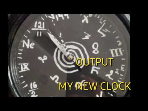 Scientific clock DIY #Shorts