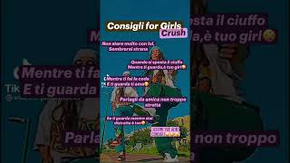 🎀Consigli Per Girls: Crush🎀 #shorts #consiglipergirls #vaineiperte