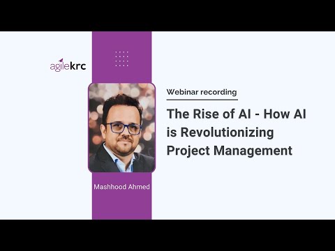The Rise of AI - How AI is Revolutionising Project Management - Mashhood Ahmed #AgilePM