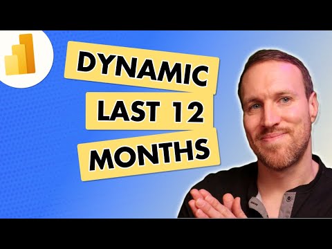 Dynamic LAST & PREVIOUS 12 Months in a Chart and Table | Power BI