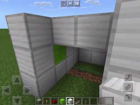 How to make a 2x2 redstone piston door in minecraft
