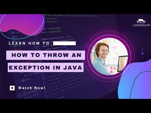 How to Throw an Exception in Java | Java Exception Handling Tutorial for Beginners