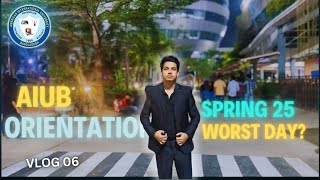 AIUB Orientation Program Spring 2025 |Orientation AIUB |American International University-Bangladesh