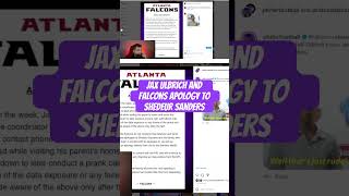 Jax ulbrich and falcons apology to Shedeur sanders #nfl #shedeursanders