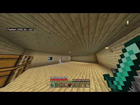 Playing minecraft