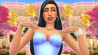What happens when you play as an ultra-wealthy sim? // Sims 4 rich sim