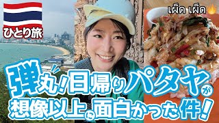 ◈ Thailand solo trip ❹ ◈ Day trip from Bangkok to Pattaya by bus ┆ Crab gapao ┆ Sanctuary of Trut...