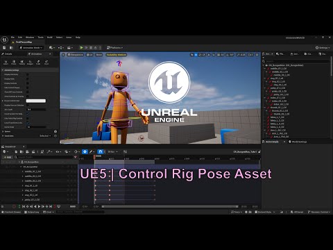 UE5 |  Control Rig Pose Asset