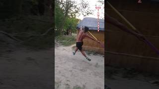 javelin throw at home ground #slowmotion #shorts ‎@sportfamilya2z | Harshit Yadav