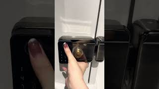 Is This the Ultimate Smart Rim Lock? Double-Sided? #smartlock #smarthome #shorts