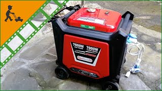 Generatore di Corrente GeoTech PTGA 9000: vediamo in azione i suoi 7,5 Kw