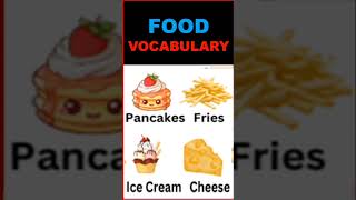 food vocabulary #inglésfácil #english #aprenderinglés #inglesencasa