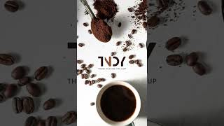 Art of Flavor Unfold! Behold the TNDY Black Coffee Logo✨ Think outside the cup!☕️