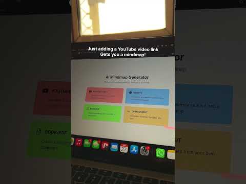 This AI Tool Instantly Converts YouTube Videos into Mind Maps!  #AI #MindMapping