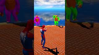 GTA 5 Epic Ragdolls - Spider Man JumpsFails Ep.1457 #Shorts #gta5