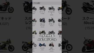 "Motorcycle genres" explained in 1 minute #shorts