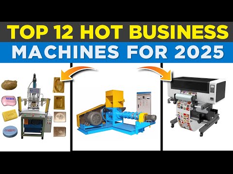 12 Hot Business Machines You can Buy from Amazon, Alibaba to Make Money in 2025; manufacturing ideas