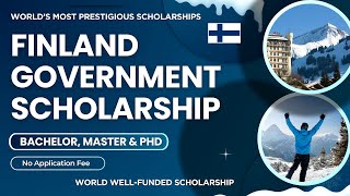 Finland Government Scholarship 2025–26 | Bachelor, Master & PhD | No Application Fee | Fully Funded