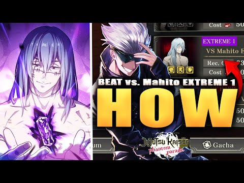 IMAGINARY REALM vs. Mahito EXTREME 1 GUIDE! (3 stars) in Jujutsu Kaisen Phantom Parade