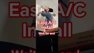 Split A/C Easy Installation#dailyvlog #oman #airconditioninginstallation❄️❄️❄️