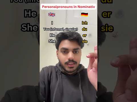 Personalpronouns in Nominativ #learngermanwithsajjad #learngerman #learngermanfast