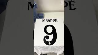 👕9️⃣ Kylian Mbappé, Real Madrid's number 9!