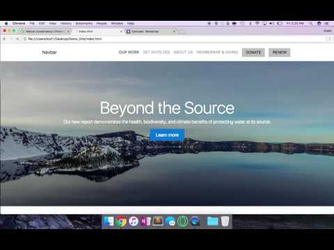 Create A Website With Bootstrap 4 - Conclusion + Carousel