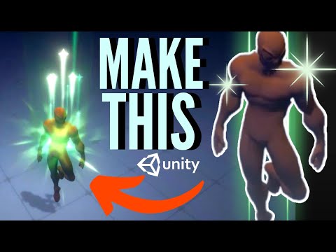 Unity Game VFX Tutorials - How To Do A Power Up Effect