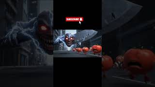 "Satisfying AI ASMR: Evil Knife Hunts Screaming Tomatoes" #shorts