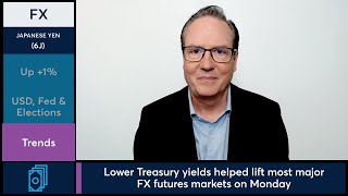 Japanese yen futures bounced off multi-month lows amid dollar weakness. 7/21/25