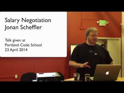 Salary Negotiation with Jonan Scheffler